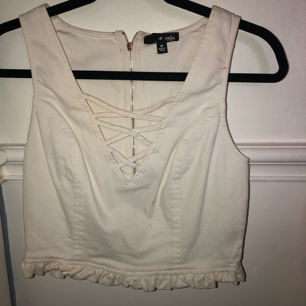 Jean crossover top